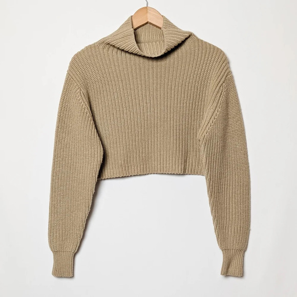 ARITZIA WILFRED Montpellier Waist Sweater Wool Crop XXS - Picture 7 of 11